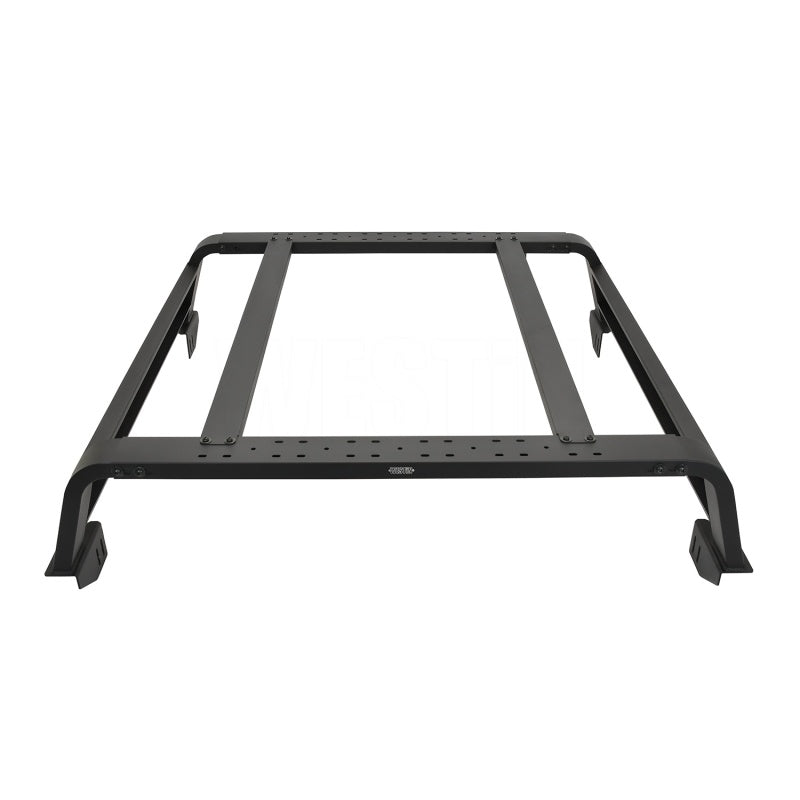 Westin 51-10025 05-21 Toyota Tacoma 6ft Bed Overland Cargo Rack - Textured Black