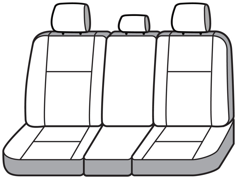 Covercraft SS3480PCCH 19-20 Ford F-150 Polycotton SeatSaver Custom Front Row Seat Covers - Charcoal
