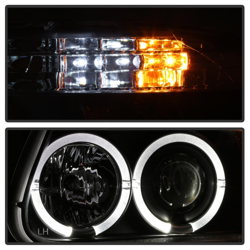 SPYDER 5010131 Spyder Ford Explorer 95-01 1PC Projector Headlights LED Halo Blk PRO-YD-FEXP95-HL-1PC-BK