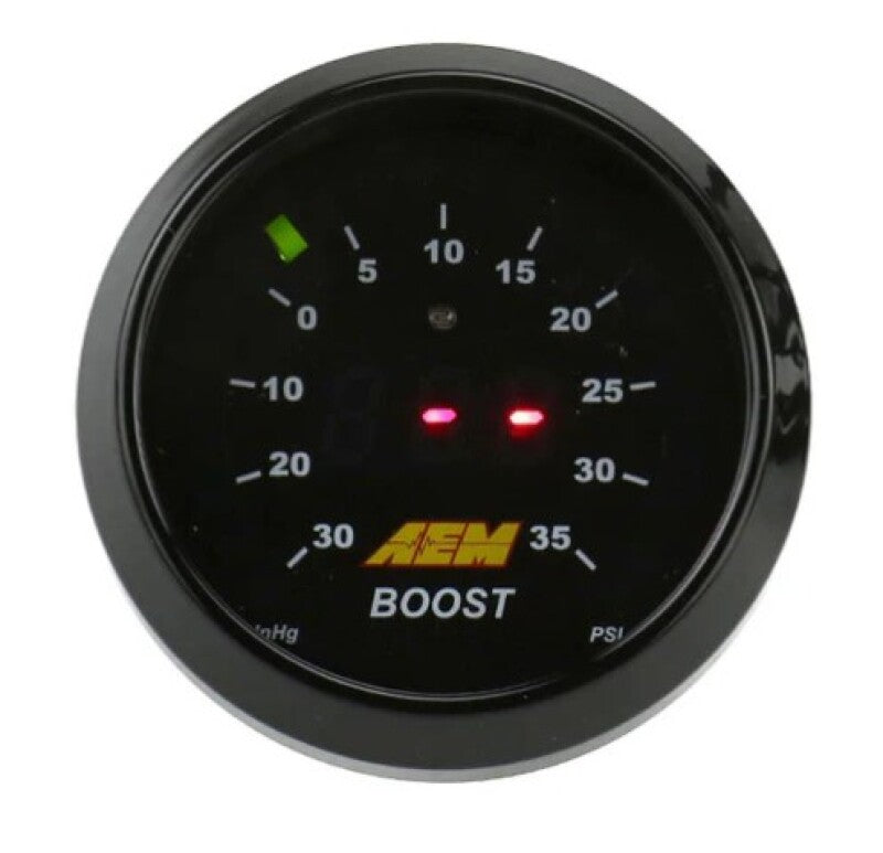 AEM 30-4406 52mm Boost Digital Gauge -30-35psi