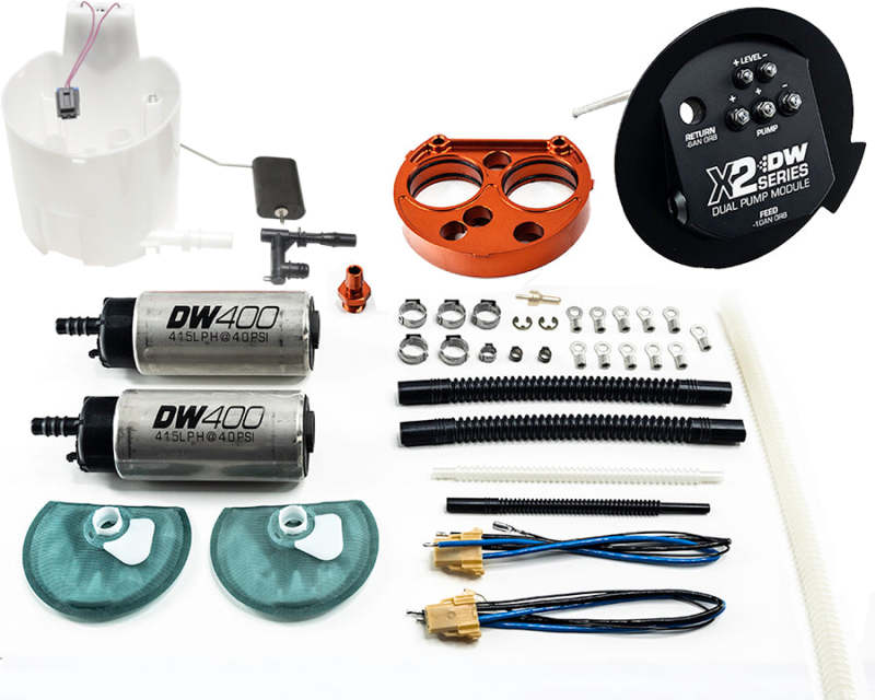 DeatschWerks 9-401-7030 11-19 Ford Mustang X2 Series Fuel Pump Module w/Dual DW400 Pumps