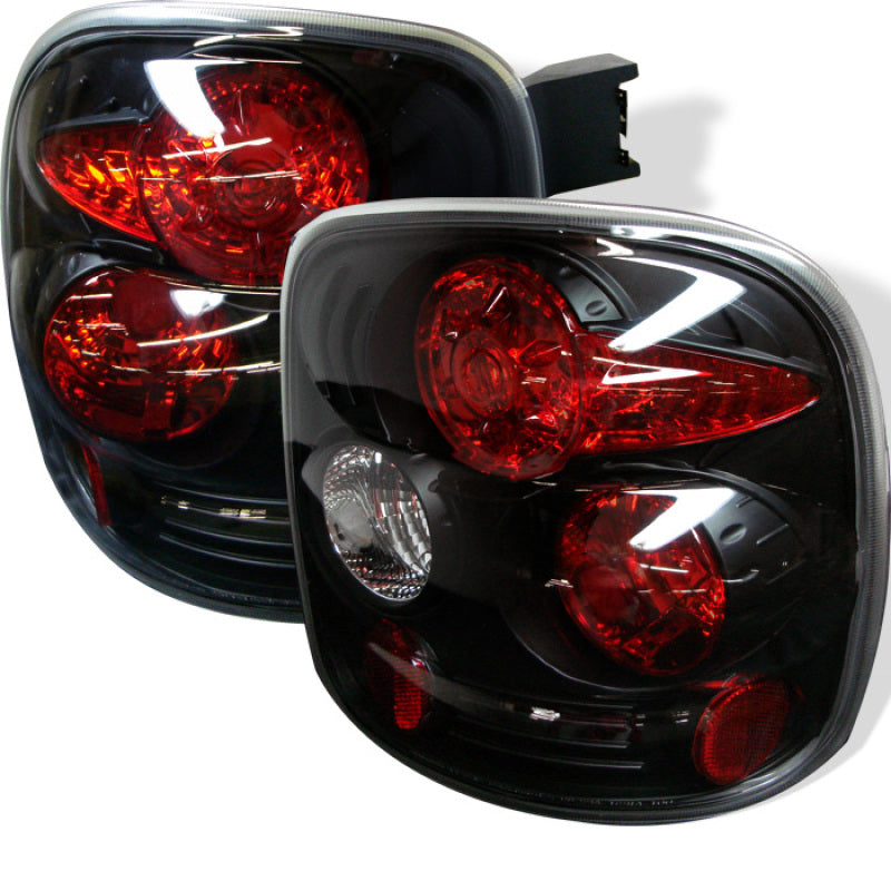 SPYDER 5002105 Spyder Chevy Silverado Stepside 99-04 Euro Style Tail Lights Black ALT-YD-CS99STS-BK