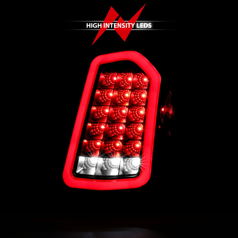 ANZO 321343 11-14 Chrysler 300 LED Taillights Black w/ Sequential