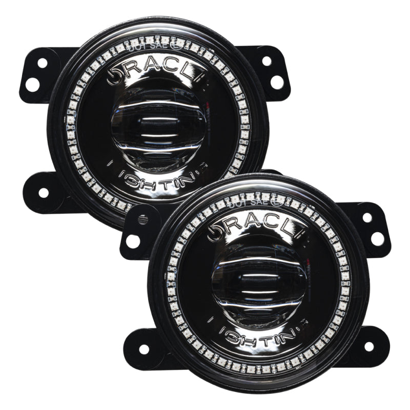 ORACLE Lighting 5846-332 Oracle Jeep Wrangler JK/JL/JT High Performance W LED Fog Lights - ColorSHIFT - Dynamic