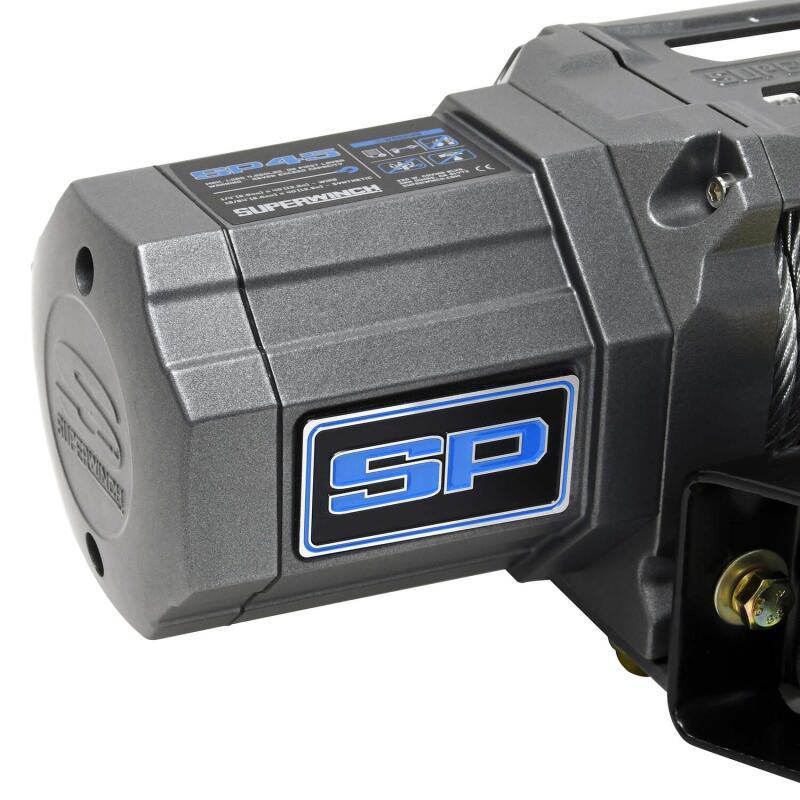 Superwinch 1145240 4500 LBS 12V DC 15/64in x 40ft Steel Rope Roller Fairlead SP 45 Winch