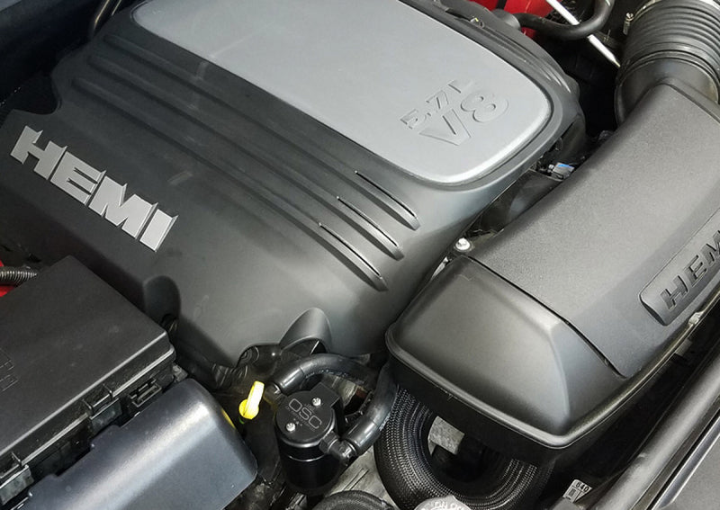 J&L 3066P-B 11-25 Jeep Grand Cherokee 5.7L Passenger Side Oil Separator 3.0 - Black Anodized