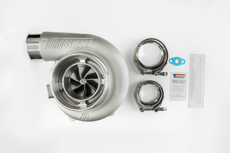 Turbosmart TS-1-6466B-VR082E Oil Cooled 6466 Reverse Rotation V-Band In/Out A/R 0.82 External WG TS-1 Turbocharger