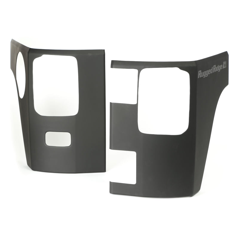 Rugged Ridge 11651.07 Rear Corner Kit Body Armor 2-Door 7-18 Jeep Wrangler
