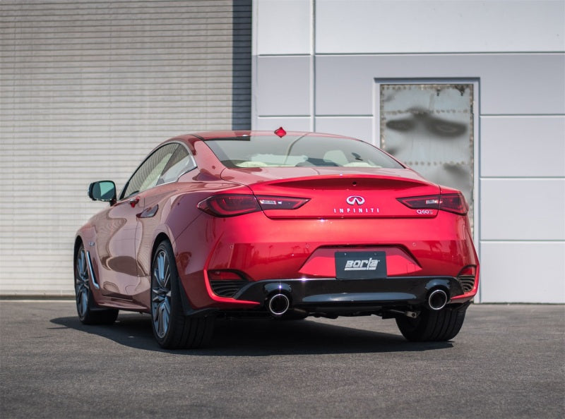 Borla 140703 2017 Infiniti Q60S 3.0T V6 S Type Catback Exhaust