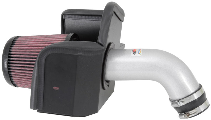K&N Engineering 69-7064TS K&N 69 Series Typhoon Performance Intake Kit - Silver for 13-14 Nissan Altima 2.5L L4