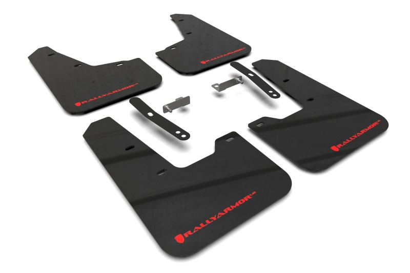 Rally Armor MF21-UR-BLK-RD 23-25 Kia Niro SG2 Black UR Mud Flap Red Logo