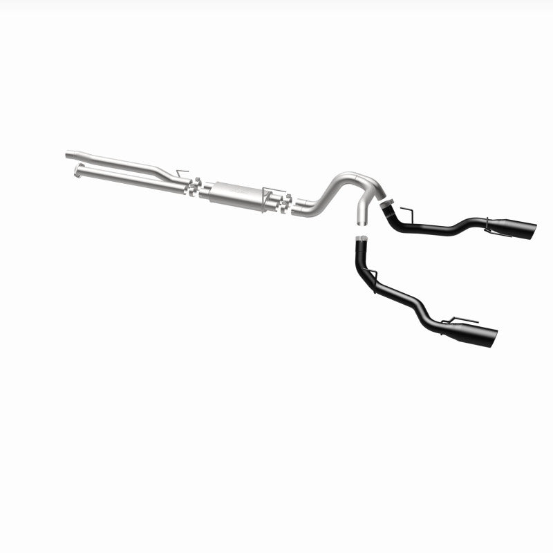Magnaflow 19350 MagnaFlow SYS Cat-Back 2017 Ford F-150 Raptor 3.5L Dual Black Coated 3in Tips