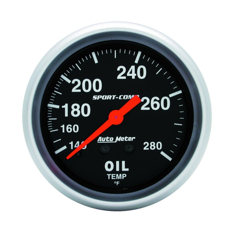 Autometer ATM3441 140-280 Oil Temp Gauge