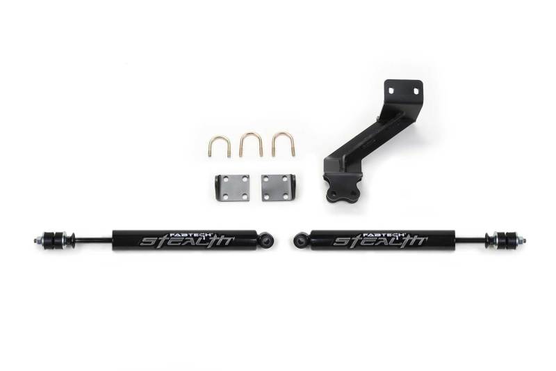 Fabtech FTS8047 14-18 RAM 2500 & 13-18 RAM 3500 HD Dual Stealth Steering Stabilizer Kit