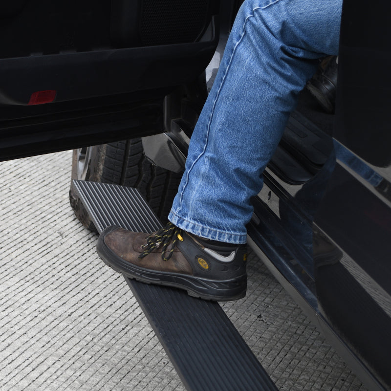 Go Rhino 20442987PC RealTruck 16-23 Toyota Tacoma Crew Cab 4dr VoltStep Electric Running Board Kit - Tex. Blk