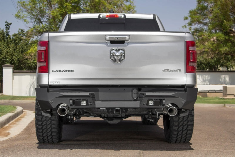 Addictive Desert Designs R551281280103 2019 RAM 1500 Hammer Stealth Fighter Rear Bumper w/ 6 Sensor Cutouts