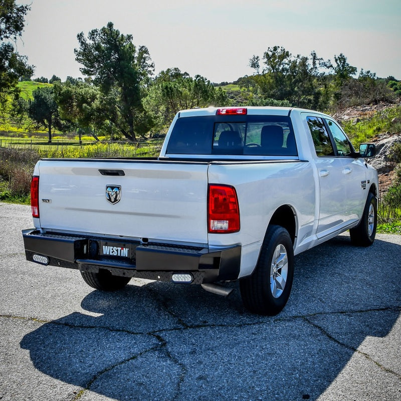 Westin 58-341175 09-18 RAM 1500 HDX Bandit Rear Bumper - Black