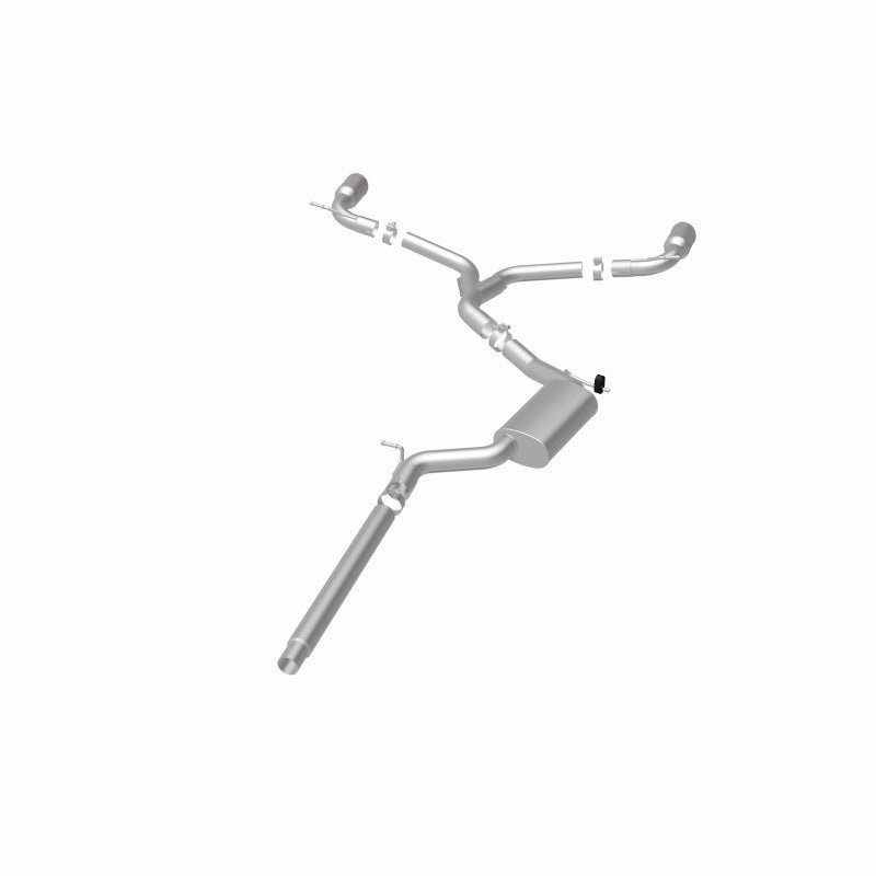 Magnaflow 15357 MagnaFlow SYS C/B Dual Split Rear Exit 4in Polished Tips 2015 VW GTI 2.0L Turbo