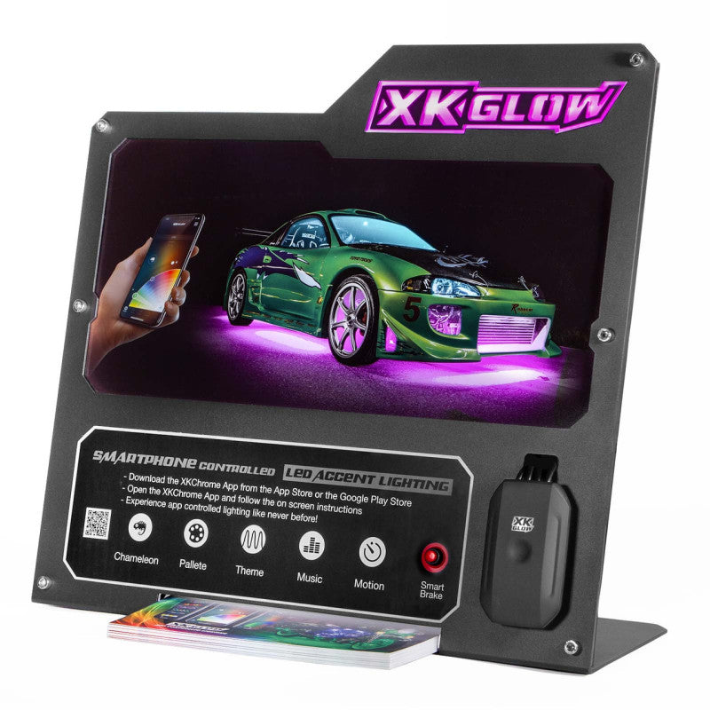 XKGLOW XK-DIS2-CAR XK Glow 2nd Gen Metal Countertop Display (Car)