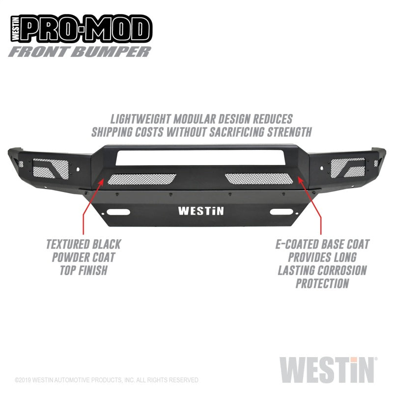 Westin 58-41005 16-19 Chevy/GMC Silverado/Sierra 1500 Pro-Mod Front Bumper
