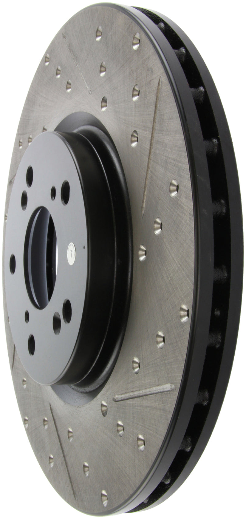 Stoptech 127.40062L StopTech 04-08 Acura TL (Brembo Caliber) SportStop Slotted & Drilled Left Front Rotor