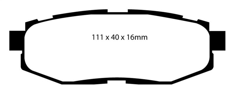 EBC DP31758C 12+ Scion FR-S 2 Redstuff Rear Brake Pads