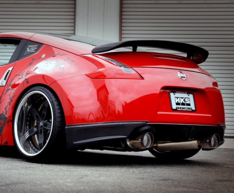 HKS 32009-BN004 09-21 Nissan 370z Dual Hi-Power Ti. Tip Catback Exhaust (SUS304 NO COATING)