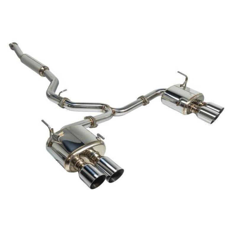 Remark RK-C4076S-01 2015+ Subaru WRX/STi 4in Quad Cat-Back Exhaust Stainless Single Non-Resonated