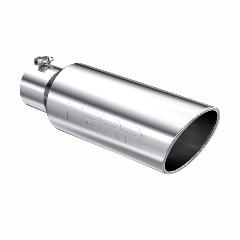 MBRP T5130 Universal Tip 6in OD Rolled End 4in Inlet 18in Length T304