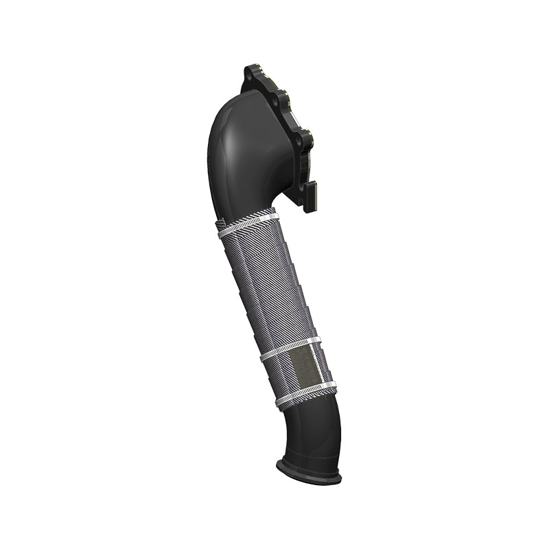MBRP GMCA425 01-04 Chev/GMC 6.6L Duramax 3in Black Turbo Down Pipe