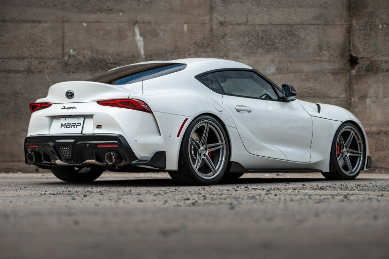 MBRP S43003CF 2020+ Toyota Supra 3.0L 3in Catback Dual Rear Carbon Fiber Tips - T304