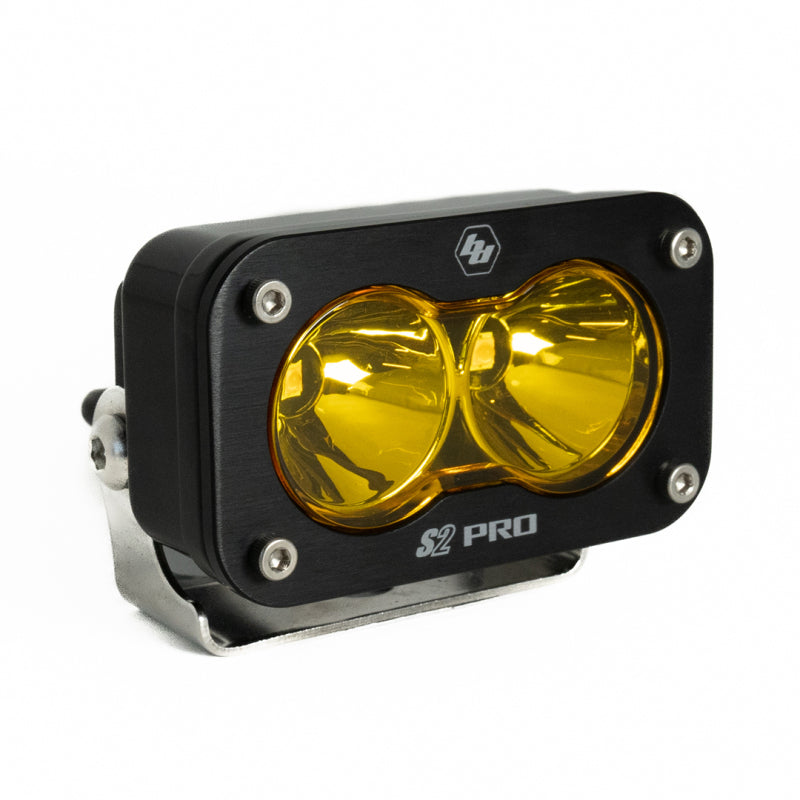 Baja Designs 480011 S2 Pro Spot Pattern LED Light - Amber