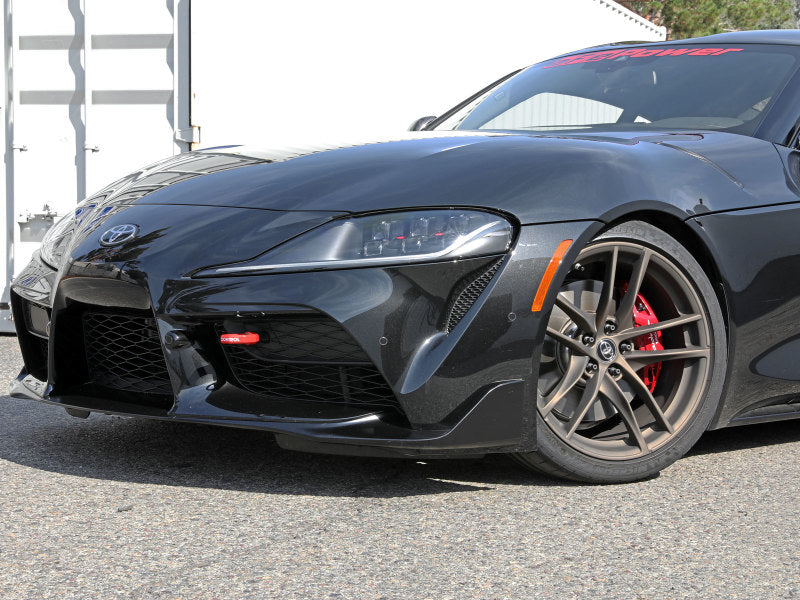 aFe 450-721001-R Control Front Tow Hook Red 20-21 Toyota GR Supra (A90)