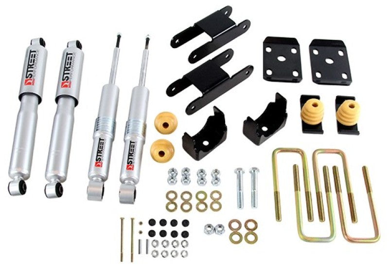 Belltech 1100SP LOWERING KIT 18-20 Chevy Colorado/Canyon All Cab/SB -0-3in F / -4in R w/ Street Perf Shocks