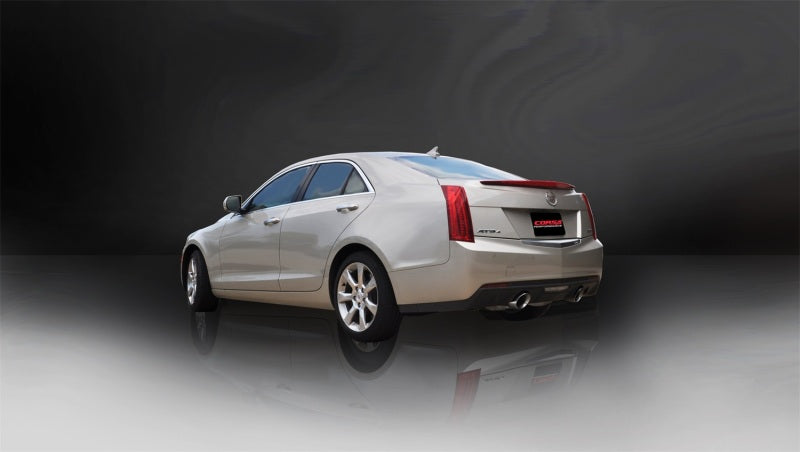 CORSA Performance 14888 Corsa 2013-2019 Cadillac ATS Sedan 2.0L A/T Polished Sport Dual Rear Cat-Back Exhaust