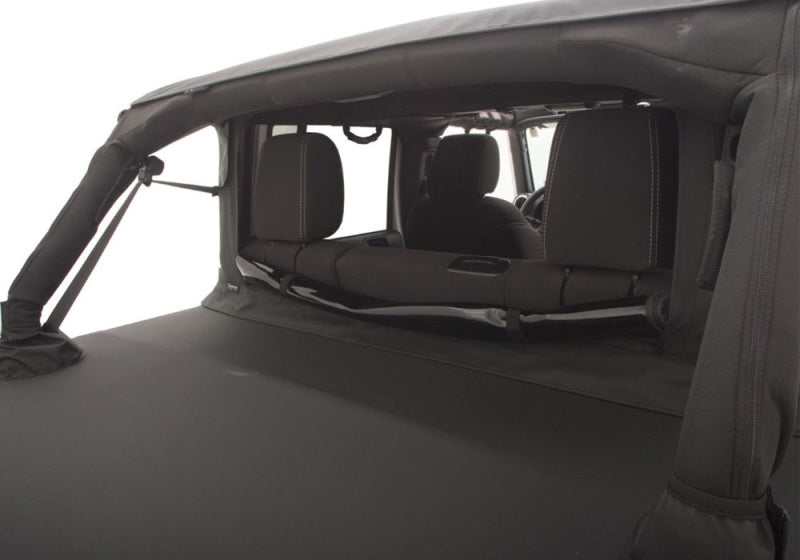 Rampage 990235 2007-2018 Jeep Wrangler(JK) 2-Door Trailview Tonneau Top - Black Diamond