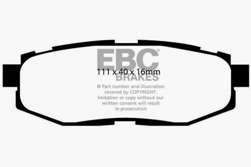 EBC DP31758C 12+ Scion FR-S 2 Redstuff Rear Brake Pads