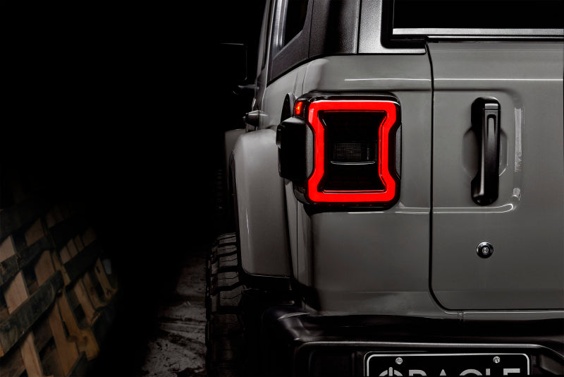 ORACLE Lighting 5852-504 Oracle Jeep Wrangler JL Black Series LED Tail Lights SEE WARRANTY