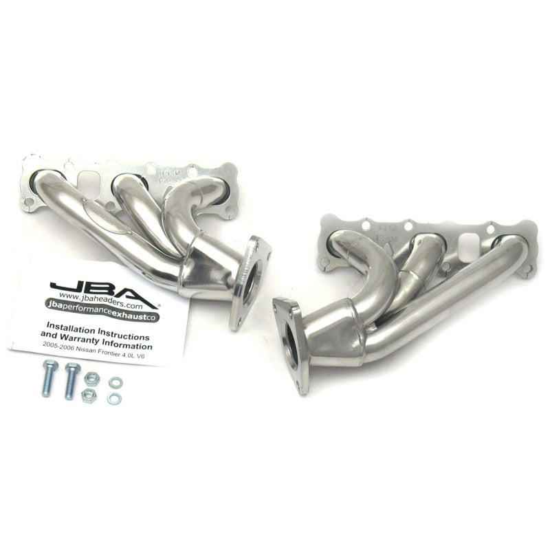 JBA 1410SJS 04-15 Nissan 4.0L V6 1-5/8in Primary Silver Ctd Cat4Ward Header