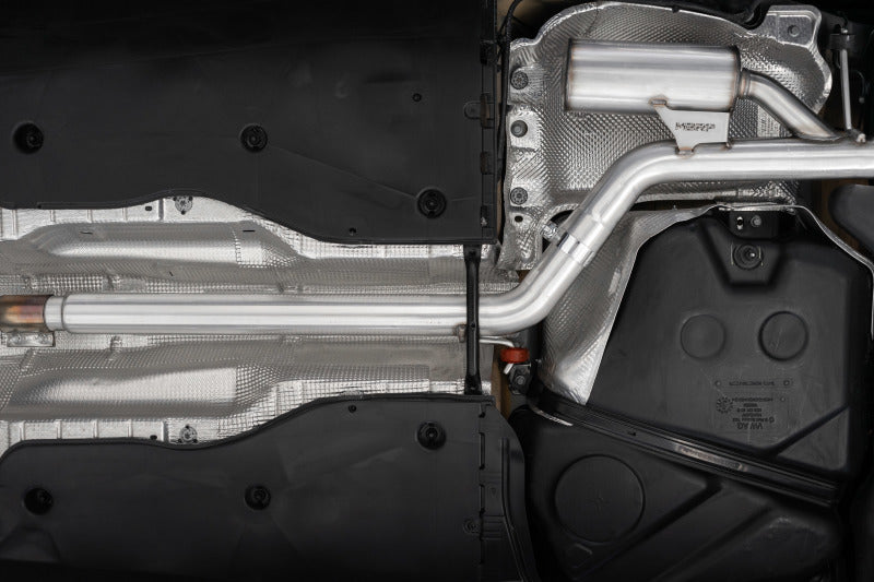 MBRP S46173CF 2022 VW Golf GTI MK8 T304 SS 3in Cat-Back Exhaust 2.5in Dual Split Rear w/ Carbon Fiber Tips