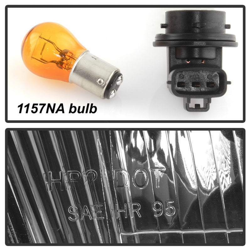 SPYDER 9042836 xTune 97-99 Toyota Camry 4pc OEM Style Headlights w/Corner Lights - Black (HD-JH-TCAM97-SET-BK)