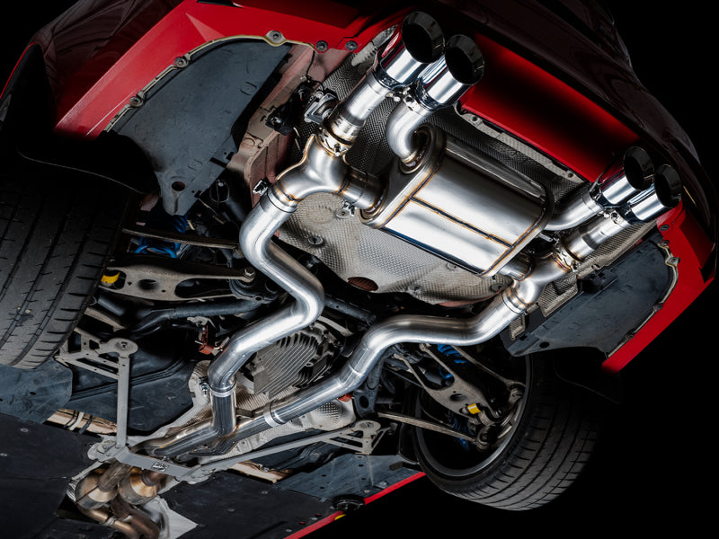AWE Tuning 3025-42070 BMW F8X M3/M4 SwitchPath Catback Exhaust - Chrome Silver Tips