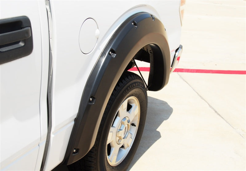 LUND RX312S Lund 09-14 Ford F-150 (Excl Raptor) RX-Rivet Style Smooth Elite Series Fender Flares - Black (4 Pc.)