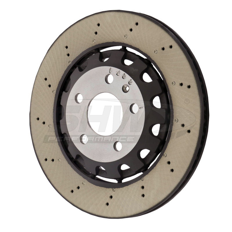 SHW Performance ARX49211 SHW 18-20 Audi RS5 2.9L (Excl Ceramic Brakes) Rear Smooth Lightweight Brake Rotor (8W0615601G)