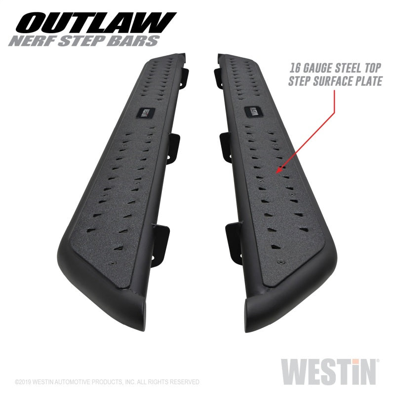 Westin 58-54085 2019 Dodge RAM Crew Cab ( Excludes 1500 Classic) Outlaw Nerf Step Bars