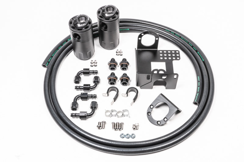 Radium Engineering 20-0337-FL 90-05 Mazda MX-5 Dual Catch Can Kit Fluid Lock