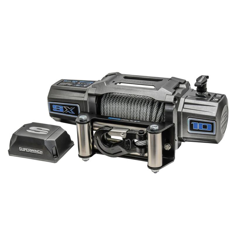 Superwinch 1710200 10000 LBS 12V DC 3/8in x 85ft Wire Rope SX 10000 Winch