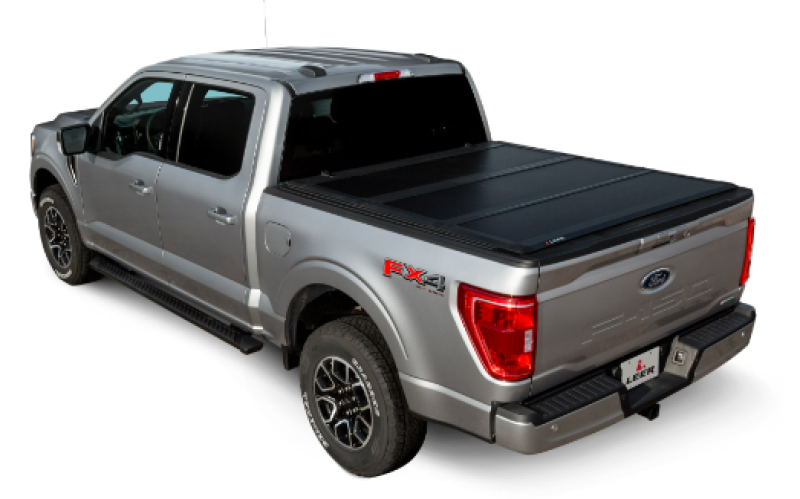 LEER Group 631170 LEER 2019+ GM Silverado/Sierra HF350M 6Ft 6In Limited Tonneau Cover - Folding Full Size Standard Bed