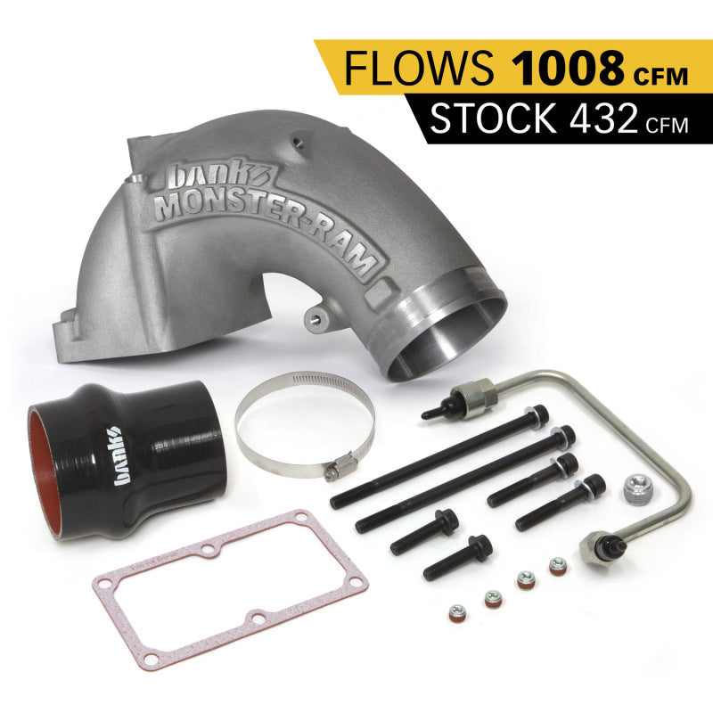 Banks Power 42790 07.5-17 RAM 2500/3500 6.7L Diesel Monster-RAM Intake System w/ Fuel Line 4in Natural