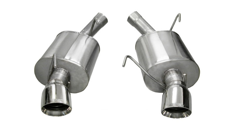 CORSA Performance 14311 Corsa 2005-2010 Ford Mustang Shelby GT500 5.4L V8 Polished Sport Axle-Back Exhaust
